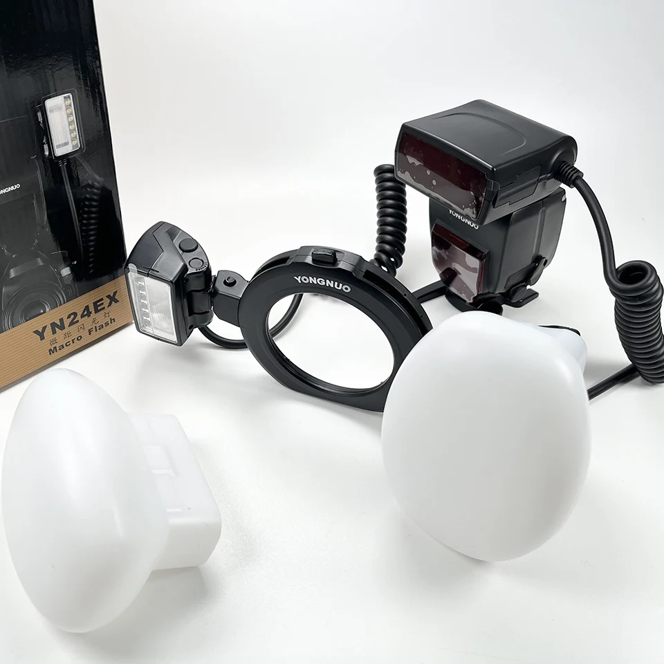 Photography Lighting Diy - Yongnuo yn24exデュアルヘッド点滅接着剤フレキシブルライトカバー、ランプシェードランプ-チムニーソフトライトカバー、diy互換
