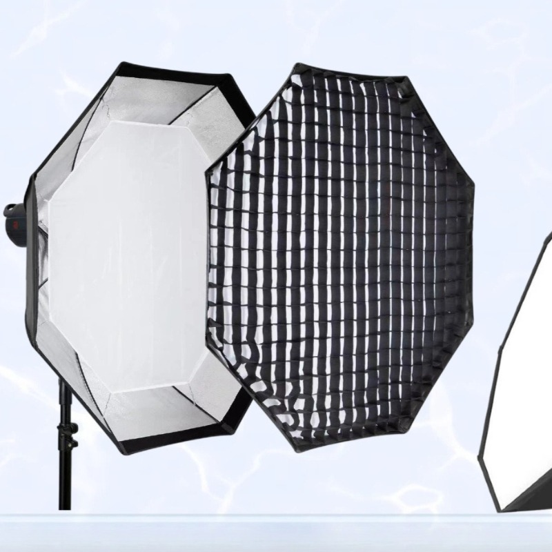 Photography Lighting Grid - 八角形グリッドソフトボックスフィルムと写真撮影用ライトカバー、ソフト照明用ハニカムグリッドディフューザー、写真スタジオ用品