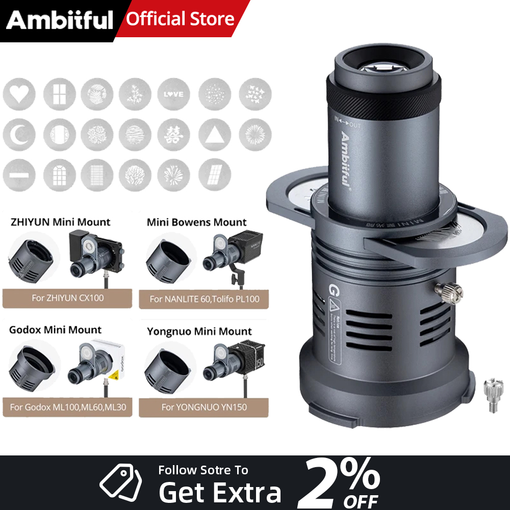 Snoot Flash Modifier - Ambitful AL20 フォーカライズ コニカルスヌート 光学コンデンサー アート特殊形状ビーム