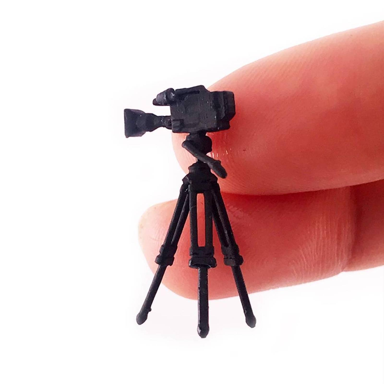 Photography Lighting Material - 1/64スケールのミニチュア写真用ランプ。細部まで丁寧に作り込まれたミニチュア写真撮影用具。樹脂製。ジオラマ用の補助照明モデル。