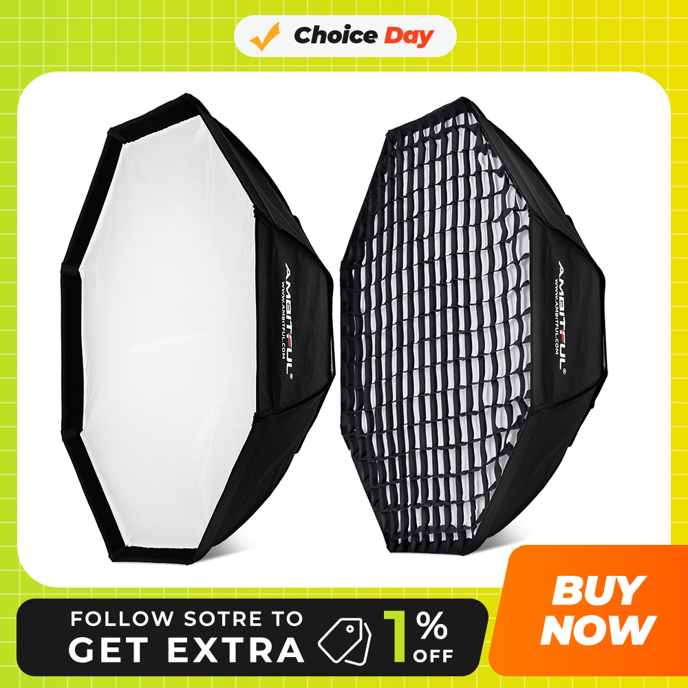Photography Lighting Grid - Ambitful-長方形の八角形ハニカムグリッドソフトボックス、bowensスタジオフラッシュ、22x90cm、95cm