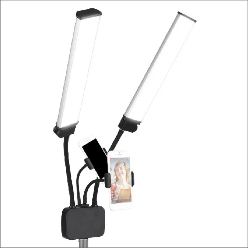 Photography Still Life Lighting - LEDダブルアームチューブ撮影ライト静物撮影ライト22インチフィルライト
