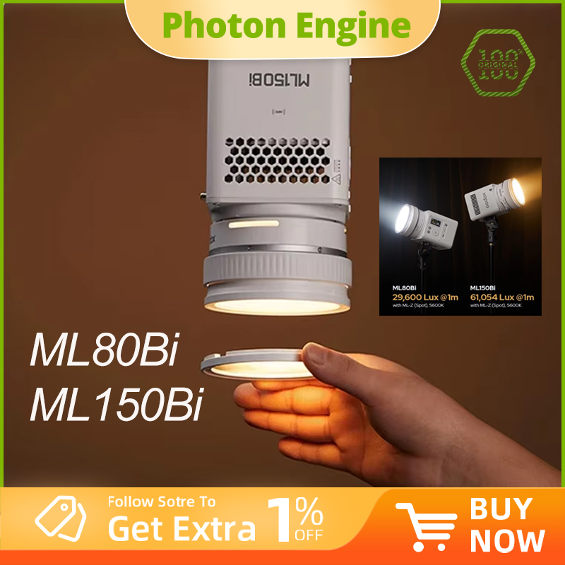 Photography Lighting For Sale - 先行販売 Godox ML80Bi ML150Bi バイカラーLEDビデオライト 軽量撮影用フィルライト