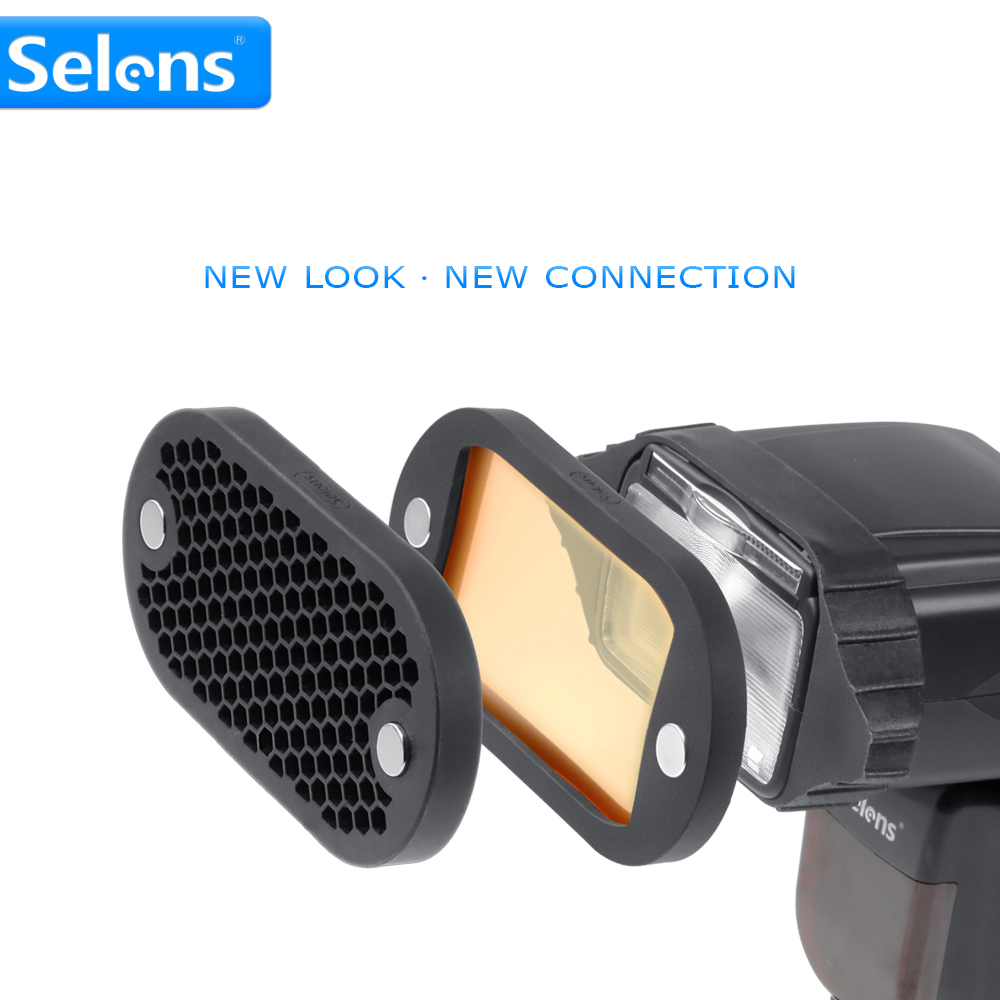Selens-ハニカムグリッドライトスフィア付きスノーシュー - Snoot Flash Modifier のレビューと価格