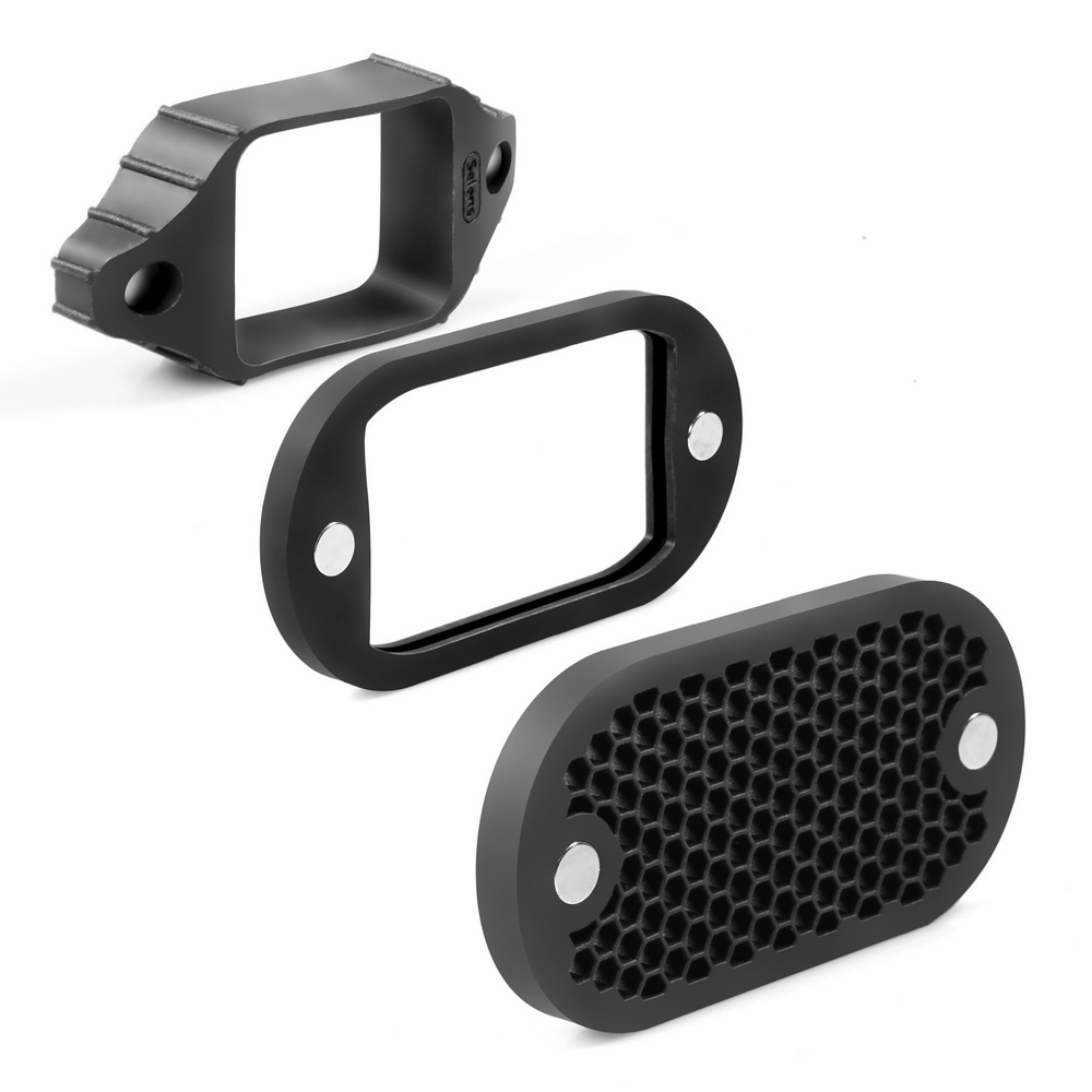 Selens-ハニカムグリッドライトスフィア付きスノーシュー - Snoot Flash Modifier のレビューと価格