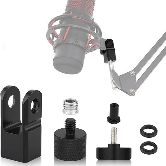 DT76 マイクアダプター 3/8 インチまたは 1/4 イ - Boom Arm Stand のレビューと価格