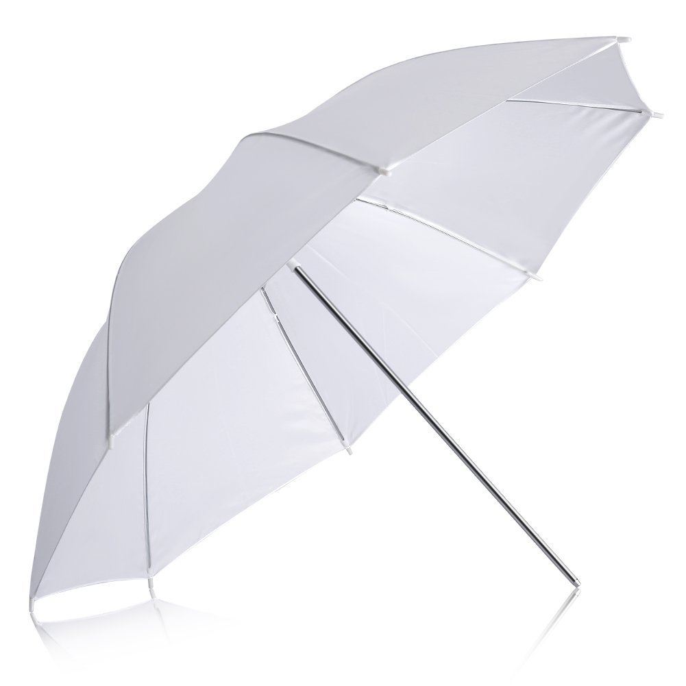 ポータブル20インチホワイトソフト＆ライトトランスルーセント - Photography Lighting Umbrella のレビューと価格