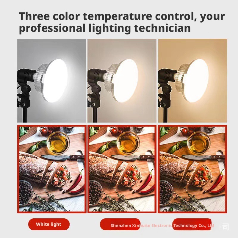 写真撮影用ソフトライトLEDマッシュルームライト3色リモコン - Photography Still Life Lighting のレビューと価格