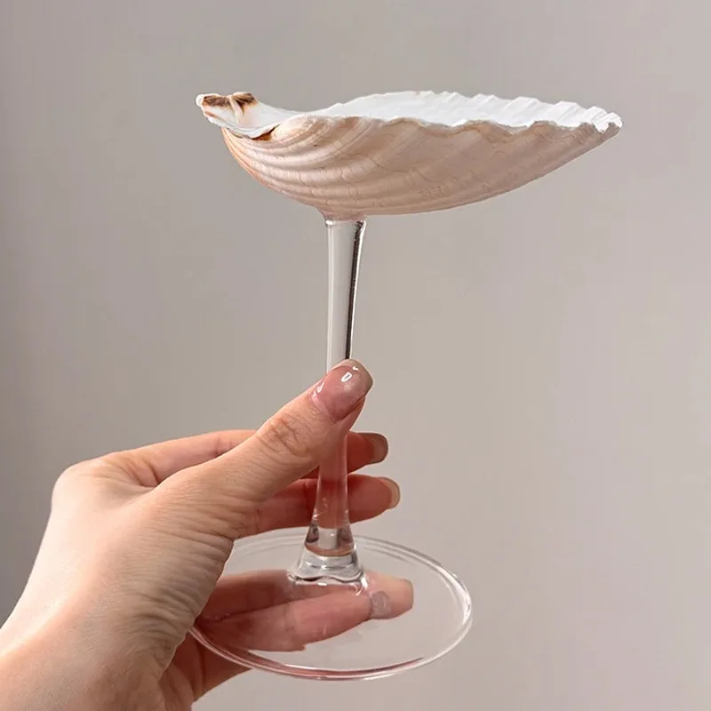 ライトラグジュアリー貝殻シャンパンフルートグラス - 家庭用 - Lighting Glass Photography のレビューと価格
