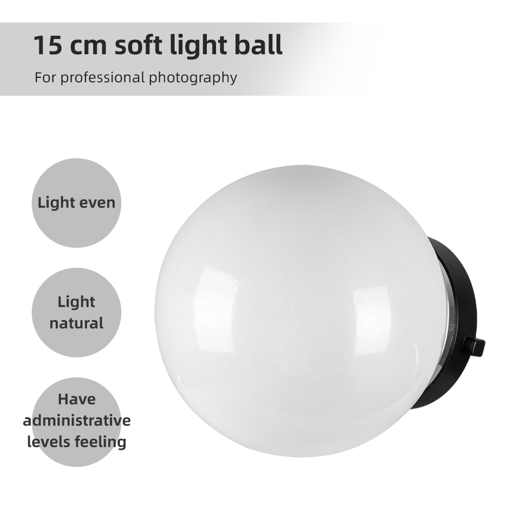 【11.11セール】6インチ ソフトライトボール マウント付 - Photography Lighting For Sale のレビューと価格