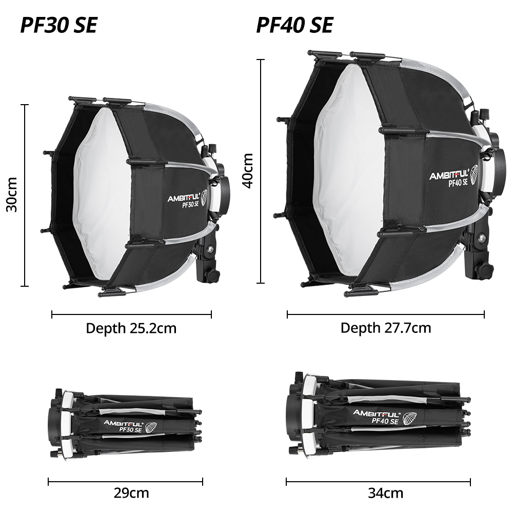 AMBITFUL PF30/PF40 30cm/40cm ミ - Photography Lighting Grid のレビューと価格