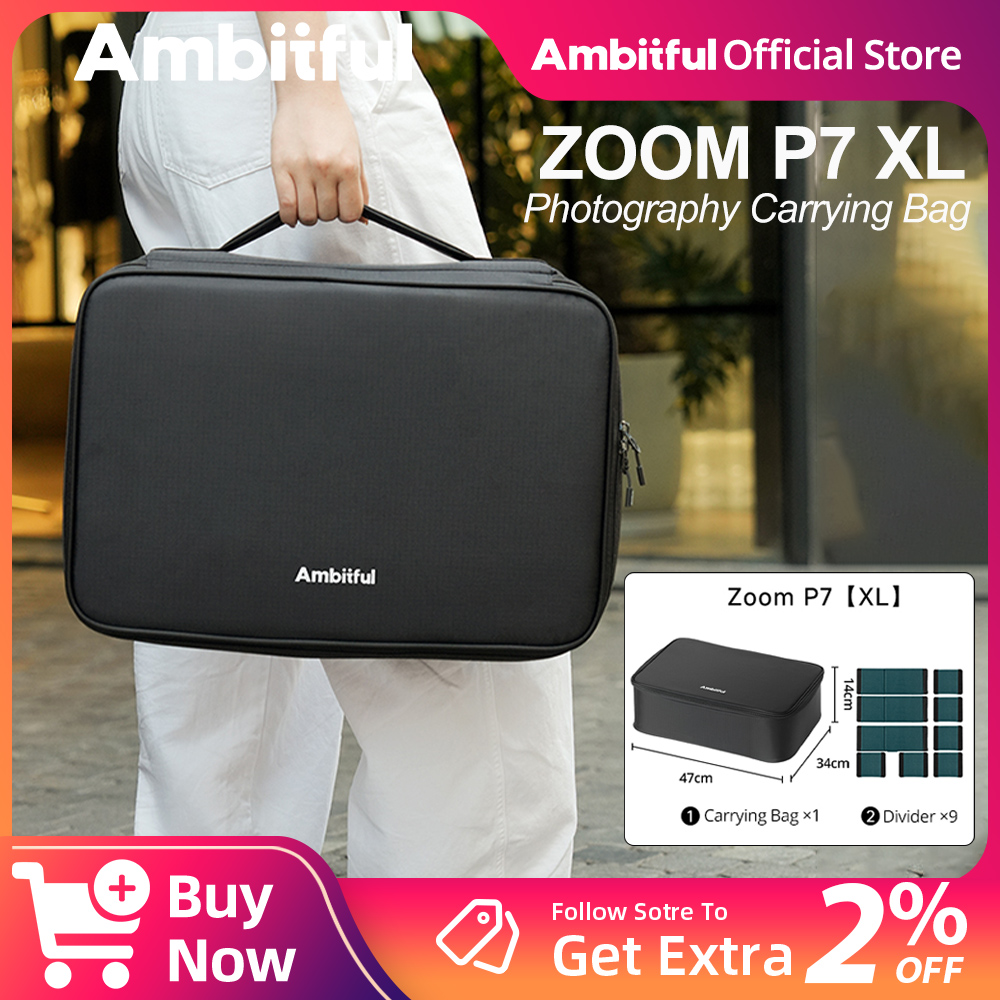 Ambitful ZOOM P7II XL 写真撮影用収納バ - Photography Lighting Bag のレビューと価格