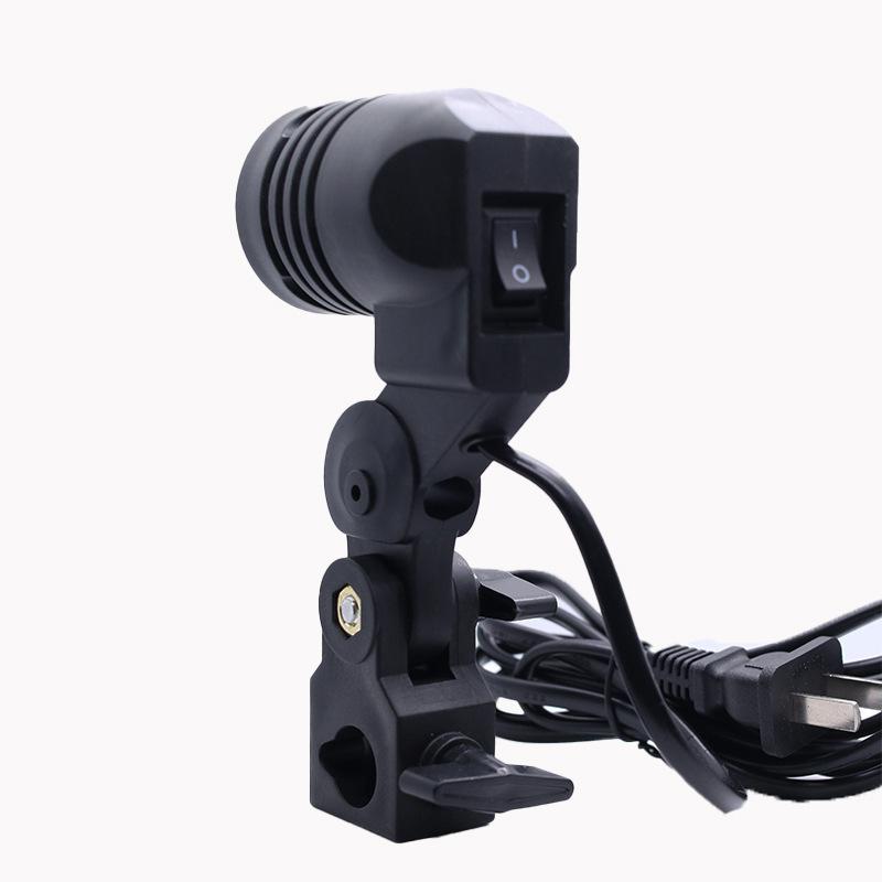 黒 1.8 メートルケーブルコード E27 ソケットソフトボ - Photography Lighting Umbrella のレビューと価格