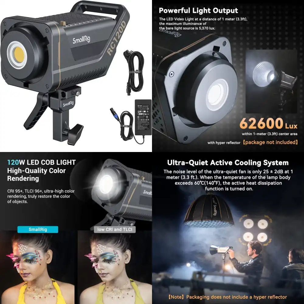 SmallRig RC 120D 120W COB LEDビ - V Mount Battery のレビューと価格