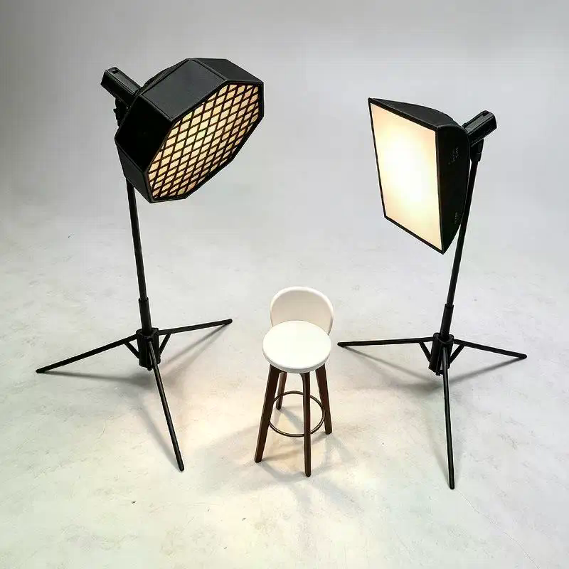 /Cna/1/12 ドールハウスミニスタジオライトセット、ソ - Photography Lighting Diy のレビューと価格