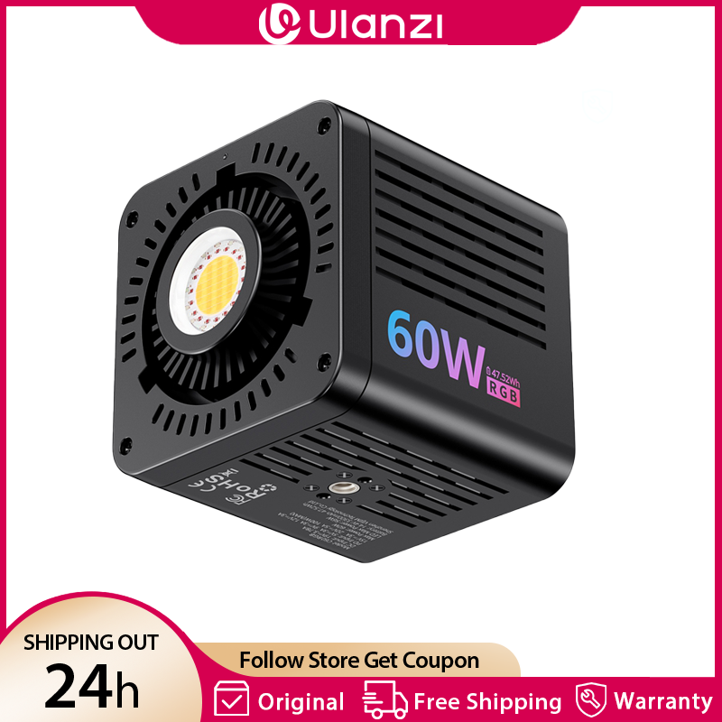 Ulanzi C60 RGB ポータブル 60W COB L - Photography Lighting Stick のレビューと価格