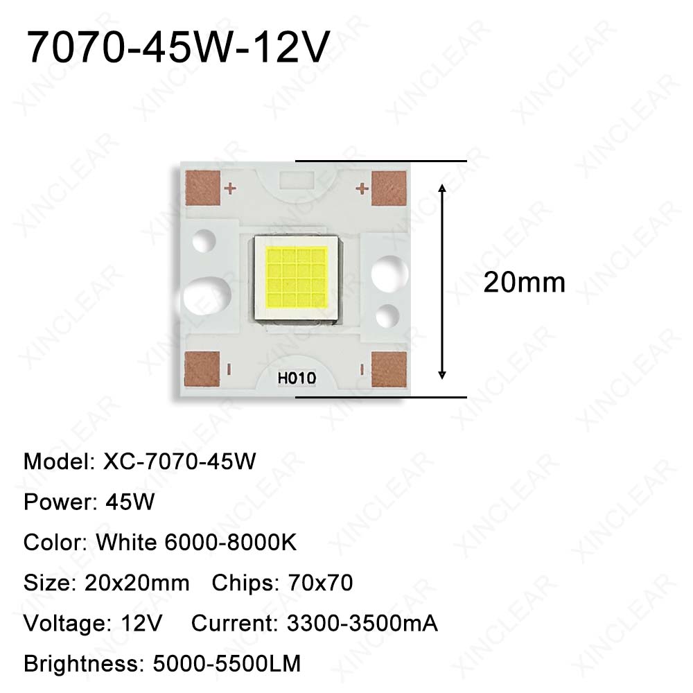 SMD 5050 7070 LEDチップ 20W 45W 5 - Photography Lighting Diy のレビューと価格