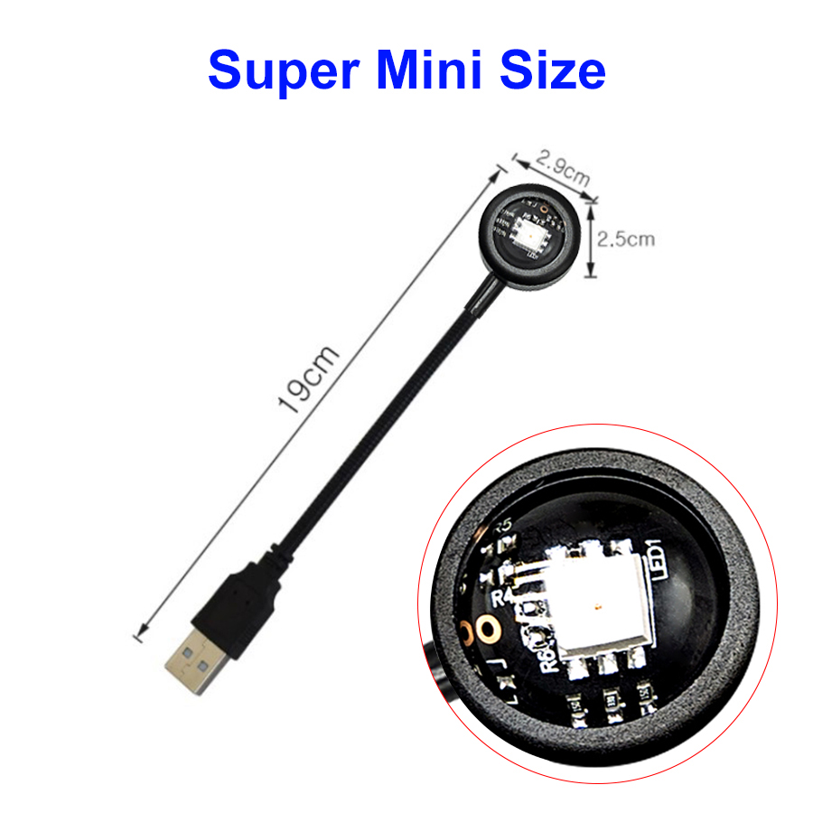 ミニ LED サンセットランプ USB プロジェクター夜の光 - Photography Lighting Diy のレビューと価格