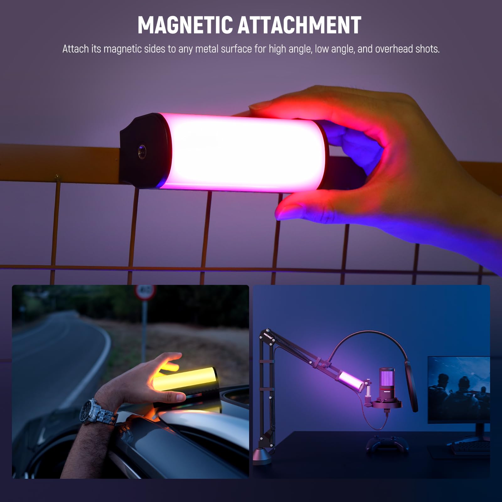 NEEWER マグネット式ハンドヘルドライトワンド [2個パ - Photography Lighting Stick のレビューと価格