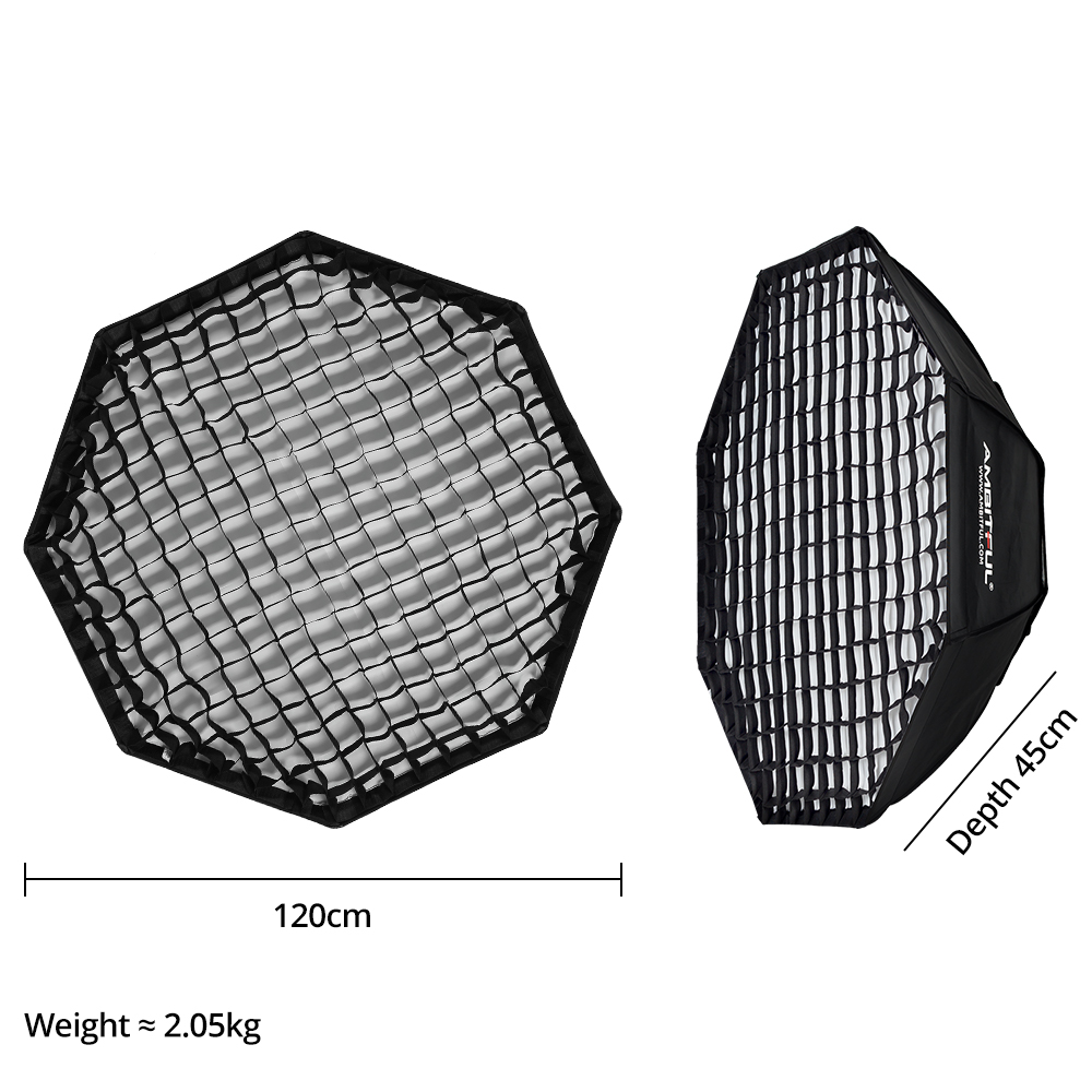 Ambitful-長方形の八角形ハニカムグリッドソフトボック - Photography Lighting Grid のレビューと価格