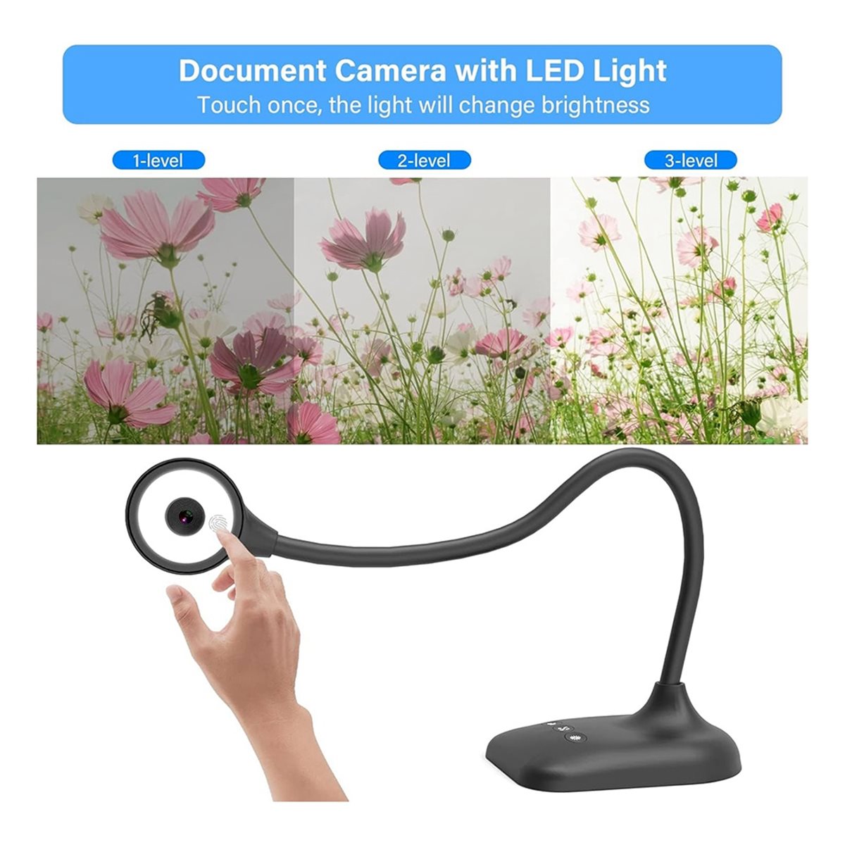 AU47-USB ドキュメントカメラ、マイク付きドキュメント - Photography Lighting Learning のレビューと価格