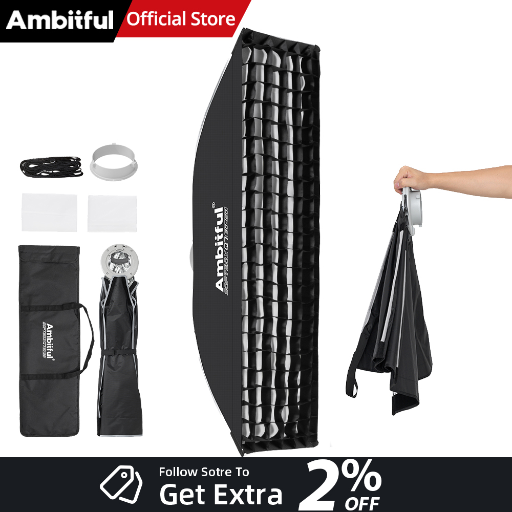 AMBITFUL Q7-II 30*120cm ボーエンズマ - Photography Lighting Grid のレビューと価格