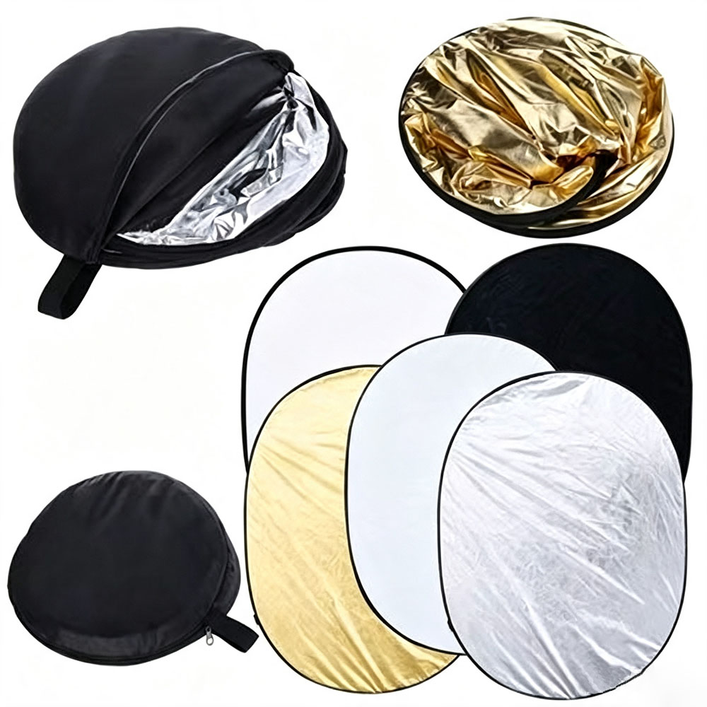 ポータブル 5 in 1 折りたたみ式写真撮影用リフレクター - Photography Lighting Bag のレビューと価格