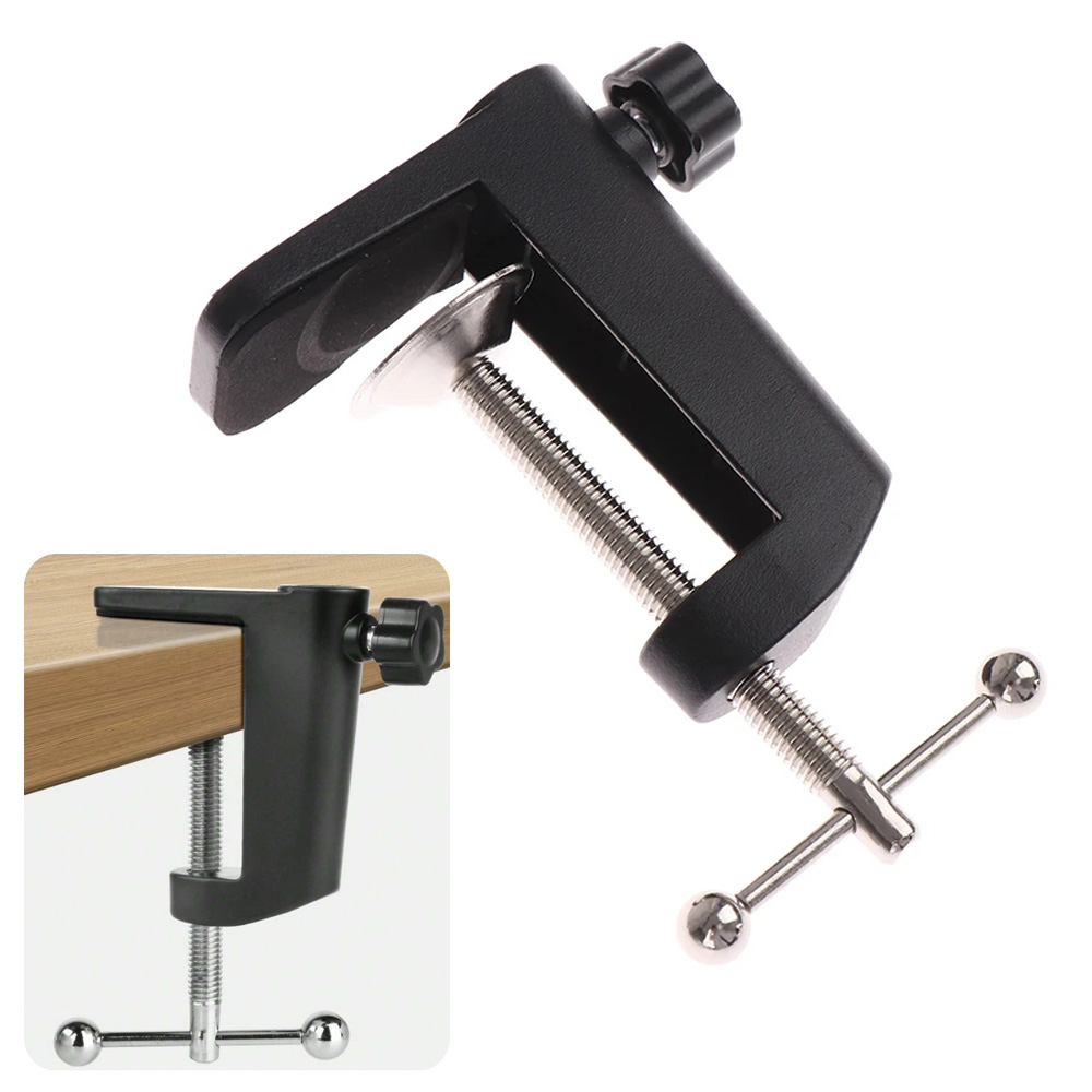 デスクテーブルマウントクランプ C型クリップ — マイクサス - Boom Arm Stand のレビューと価格
