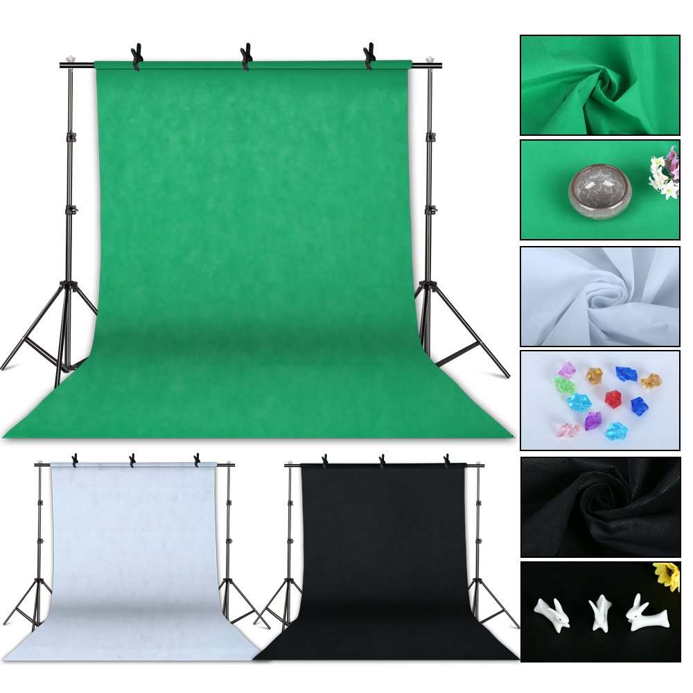 写真撮影用ソフトボックス照明キット、2.6x3m背景フレーム - Photography Lighting Umbrella のレビューと価格