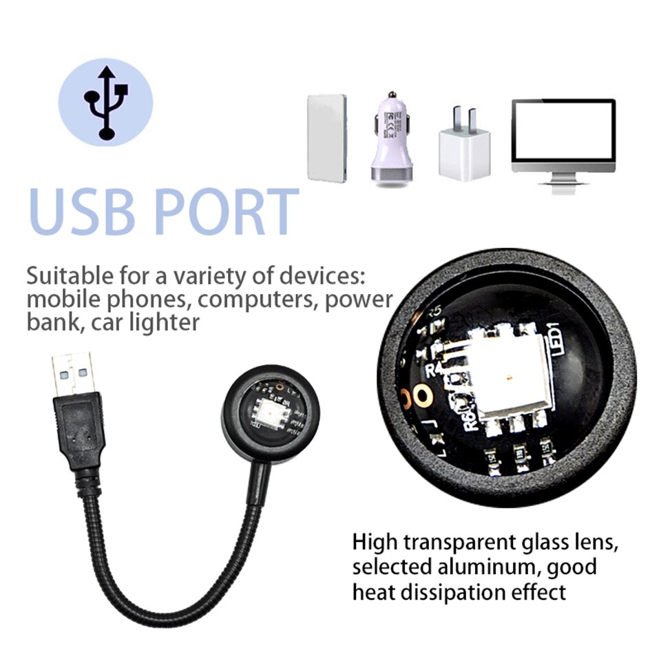 ZK40 LED サンセットランプ常夜灯 USB プロジェク - Photography Lighting Diy のレビューと価格