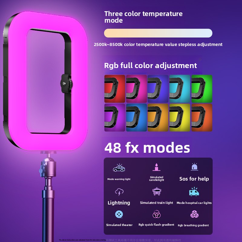 2025年新型ハンドヘルドリングライト、モバイルライブストリ - Photography Lighting Diy のレビューと価格
